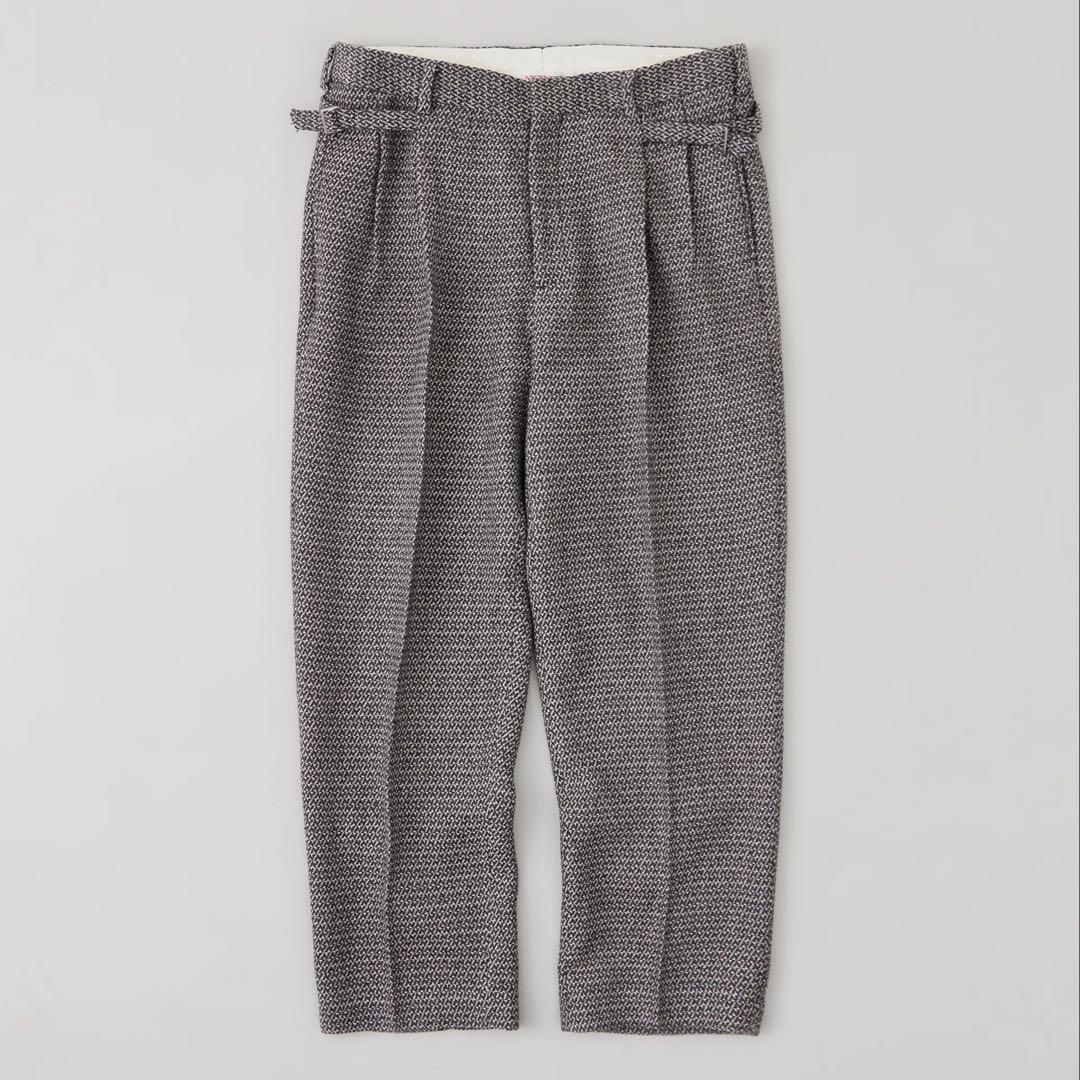 パンツ N.SELWAY N-TWEED SIDE STRAP TROUSERS