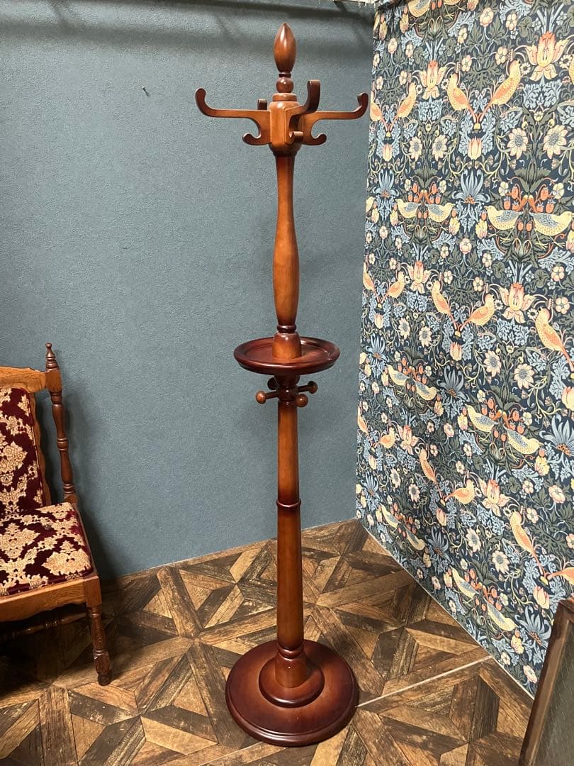 木製 アンティーク ハンガー ポールハンガー インテリア 当時物 昭和レトロ