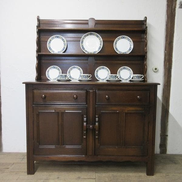 イギリス アンティーク 家具 アーコール ドレッサー カップボード 6601c
