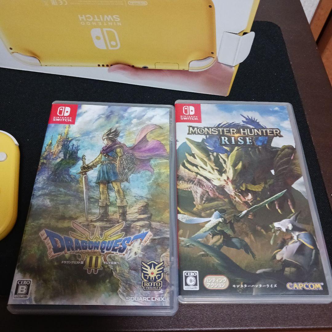 Nintendo Switch Lite ドラゴンクエスト3.モンハンライズ