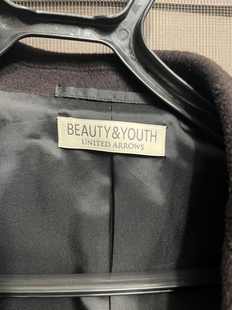BEAUTY&YOUTH ブラウン チェスターコート