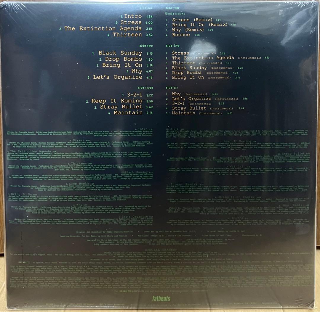 Organized Konfusion - Stress 3xLP レコード