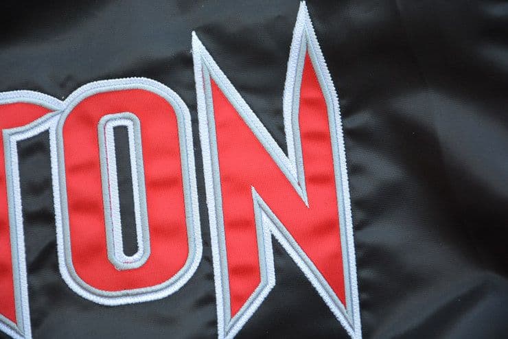 マジェスティック NBA ヒューストン ロケッツ スタジャン ジャケット 2XL