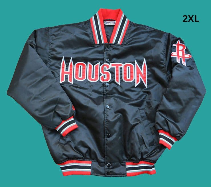 マジェスティック NBA ヒューストン ロケッツ スタジャン ジャケット 2XL