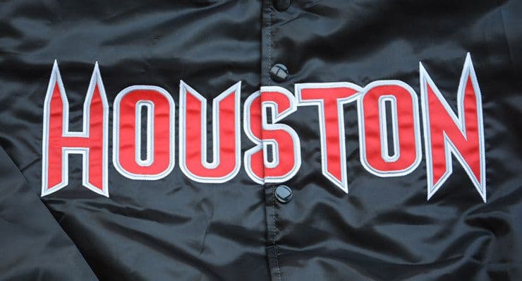 マジェスティック NBA ヒューストン ロケッツ スタジャン ジャケット 2XL