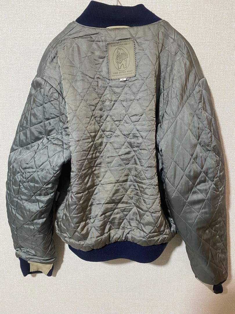 90s USA製　ゴールデンベアスタジャン　Ｌサイズ