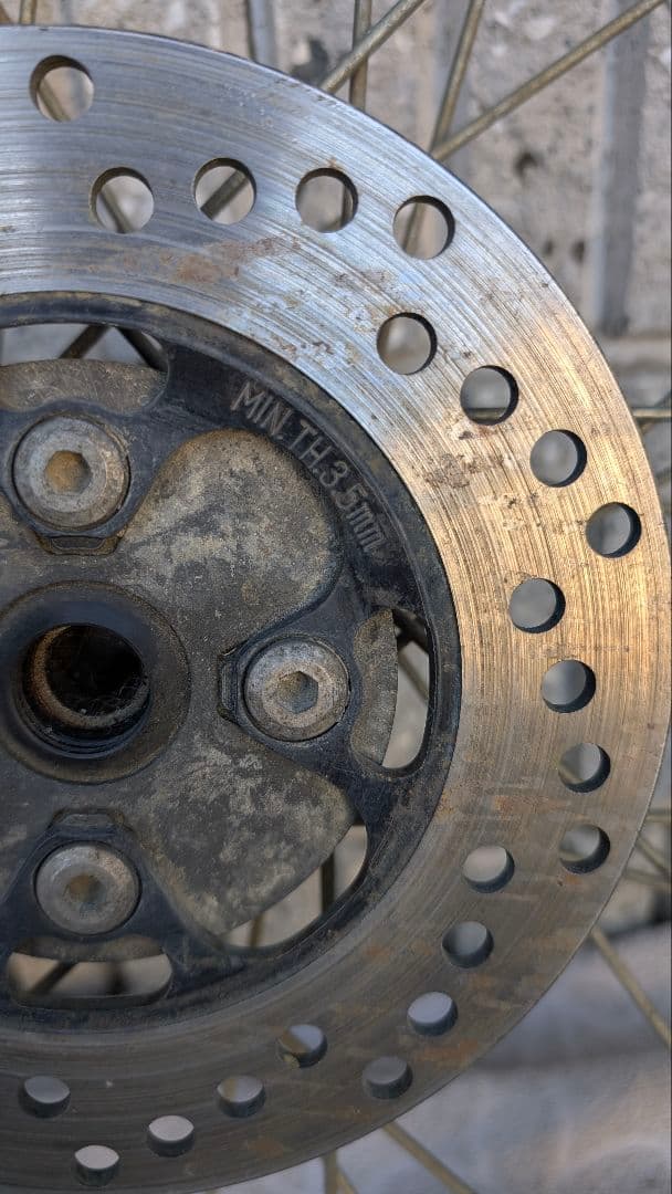 HONDA　ホンダ　DID製　TLM220R　フロントホイール