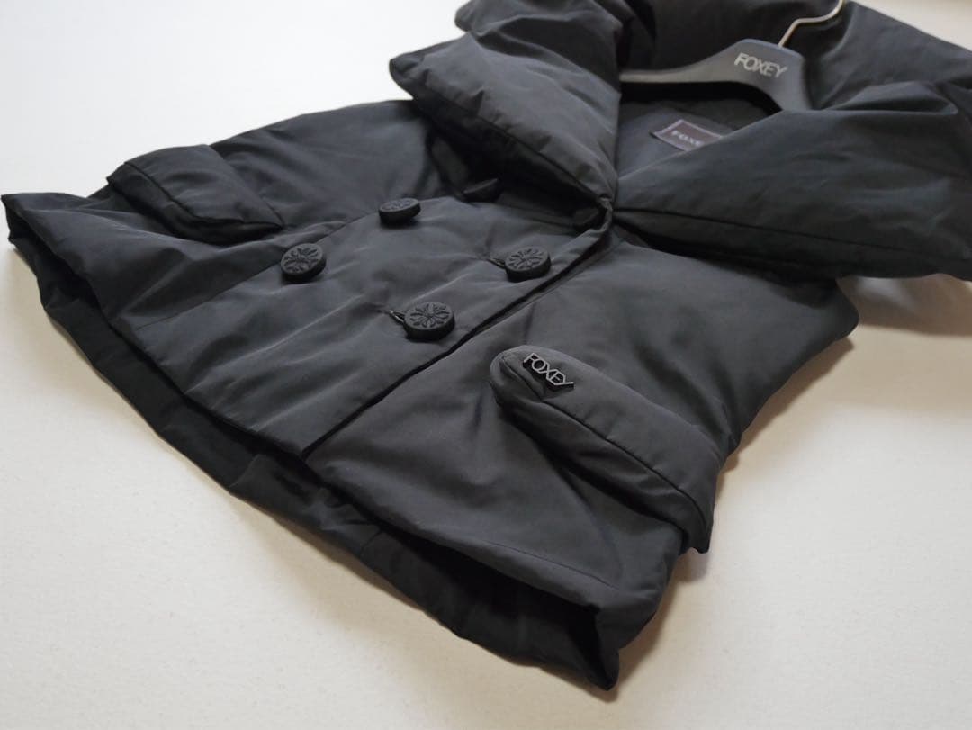 FOXEY フォクシー ダウンベスト サイズ40 黒