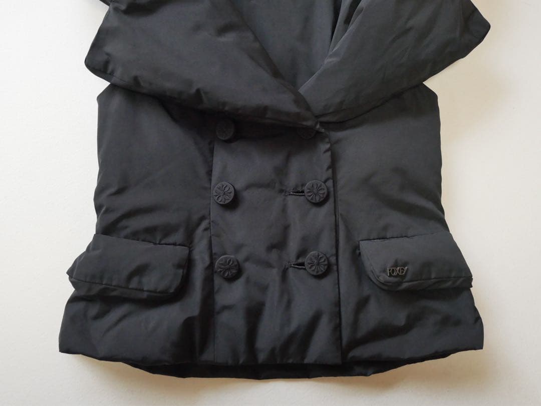 FOXEY フォクシー ダウンベスト サイズ40 黒