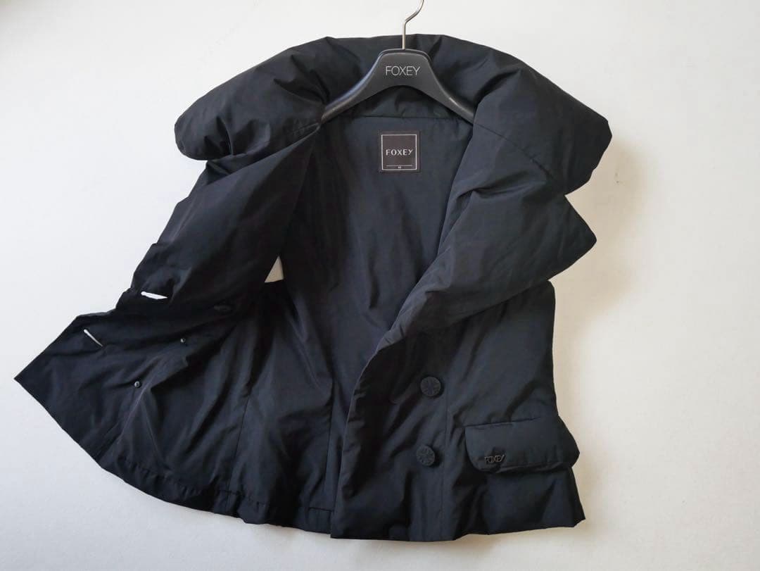 FOXEY フォクシー ダウンベスト サイズ40 黒