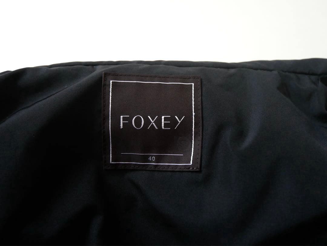 FOXEY フォクシー ダウンベスト サイズ40 黒