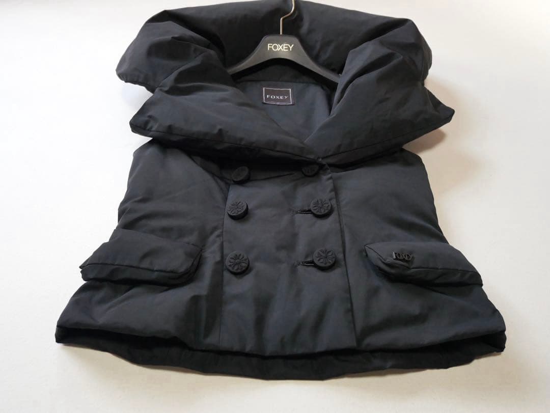 FOXEY フォクシー ダウンベスト サイズ40 黒