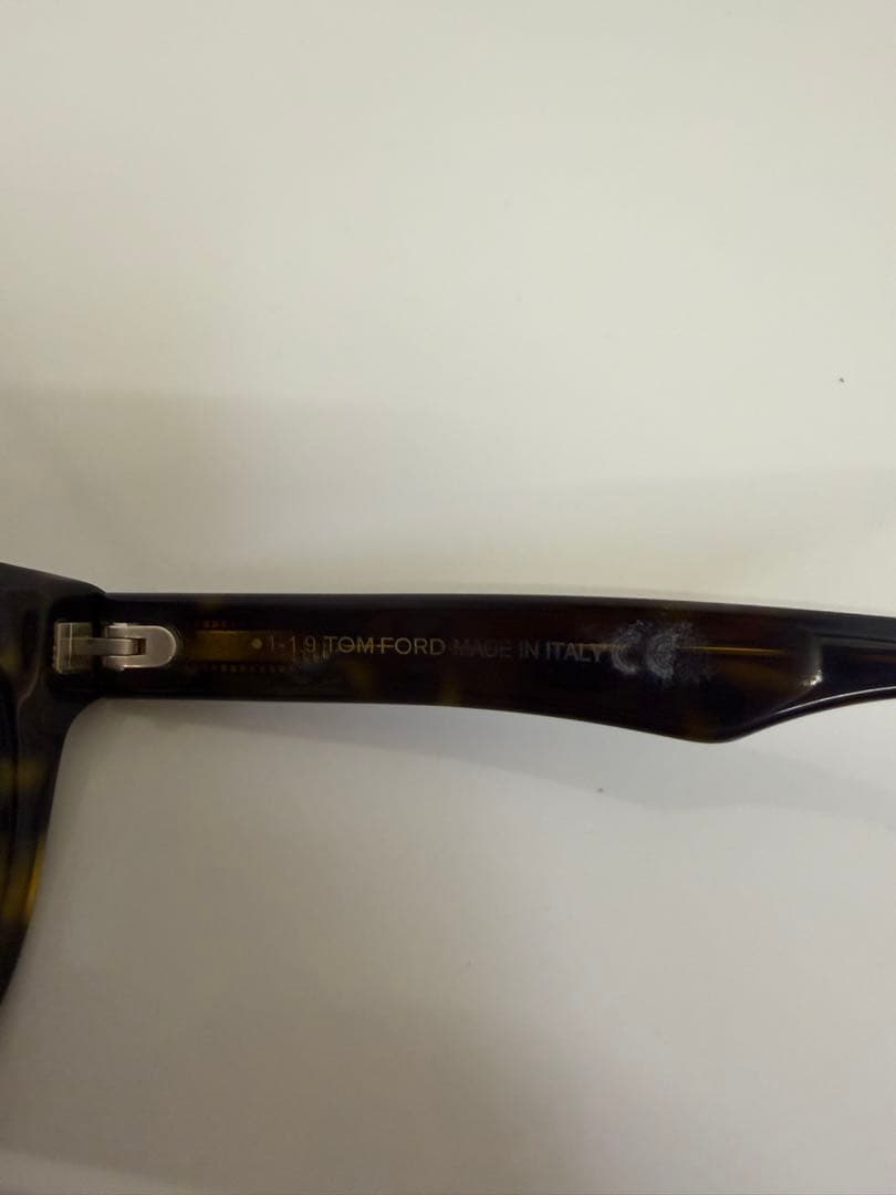 ヒ*ロ様 TOM FORD TF5653 サングラス デミ柄 ライトブルー トム