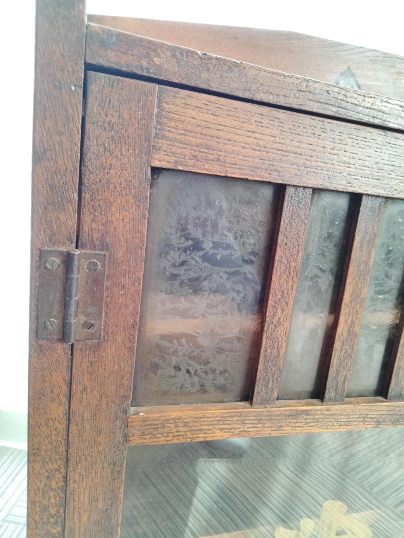 【ビンテージ】【昭和レトロ】木製収納棚