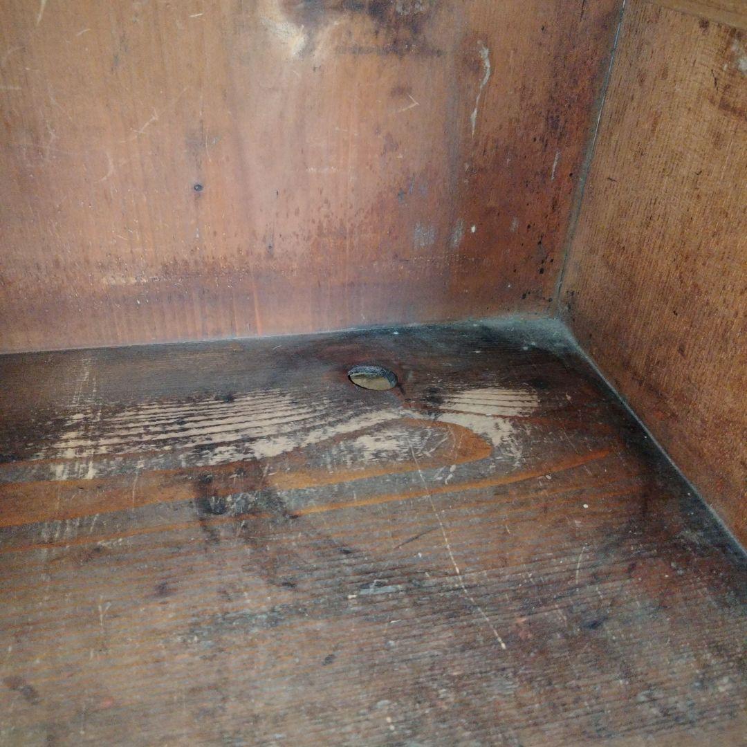 【ビンテージ】【昭和レトロ】木製収納棚