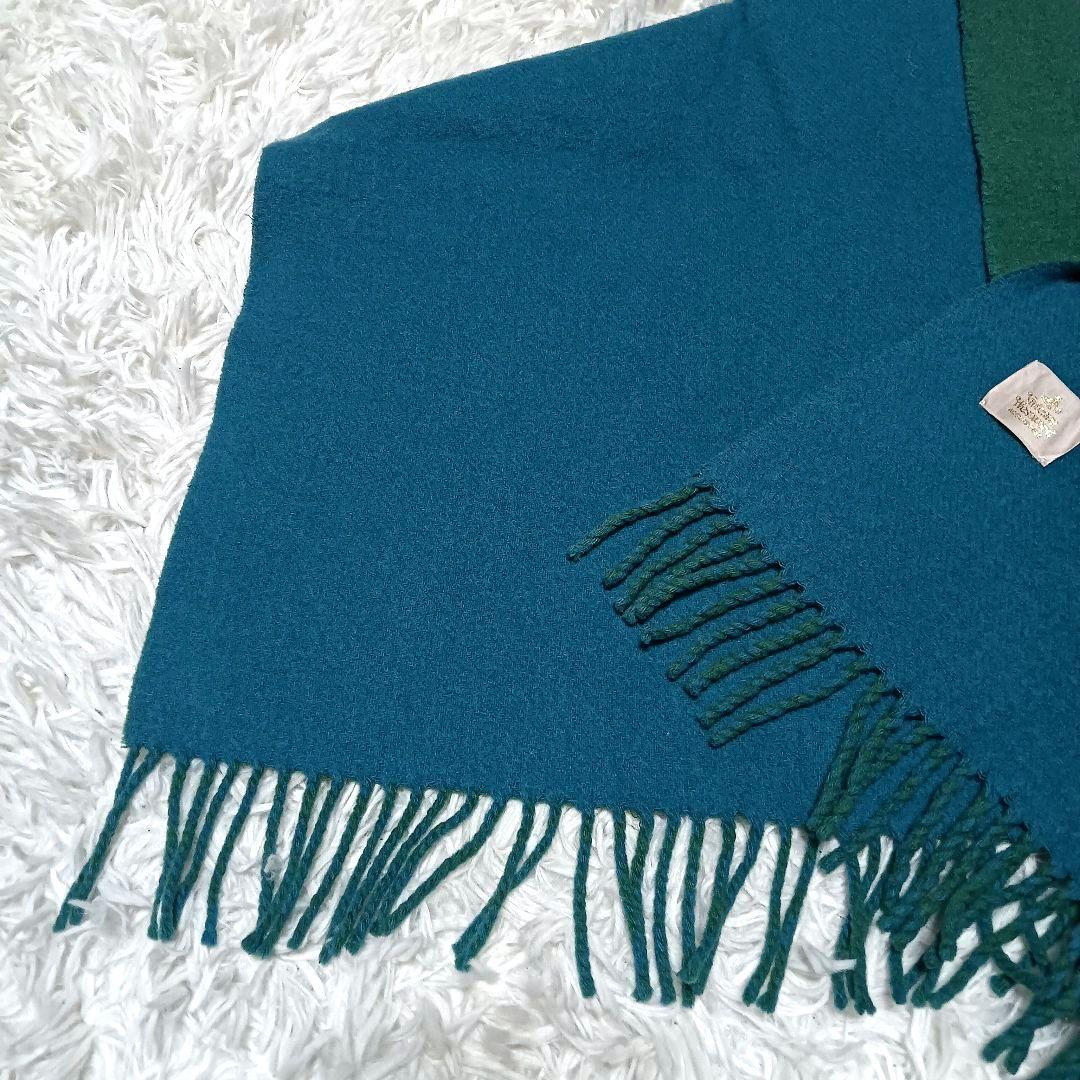 ヴィヴィアンウエストウッド　オーブボタン付ポンチョマフラー　リバーシブルストール