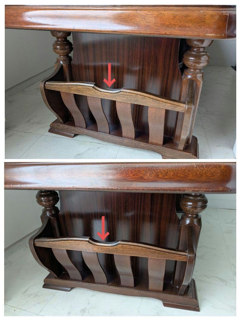 80s ビンテージ 大理石柄 木製 テーブル ミッドセンチュリー レトロモダン