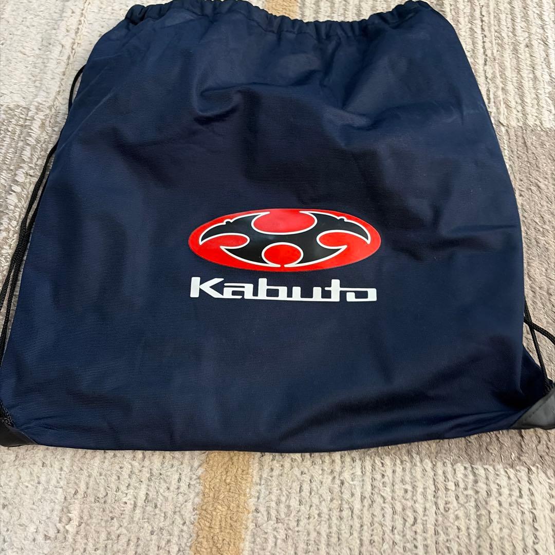 Kabuto フルフェイスヘルメット ブラック/シルバー/ブルー