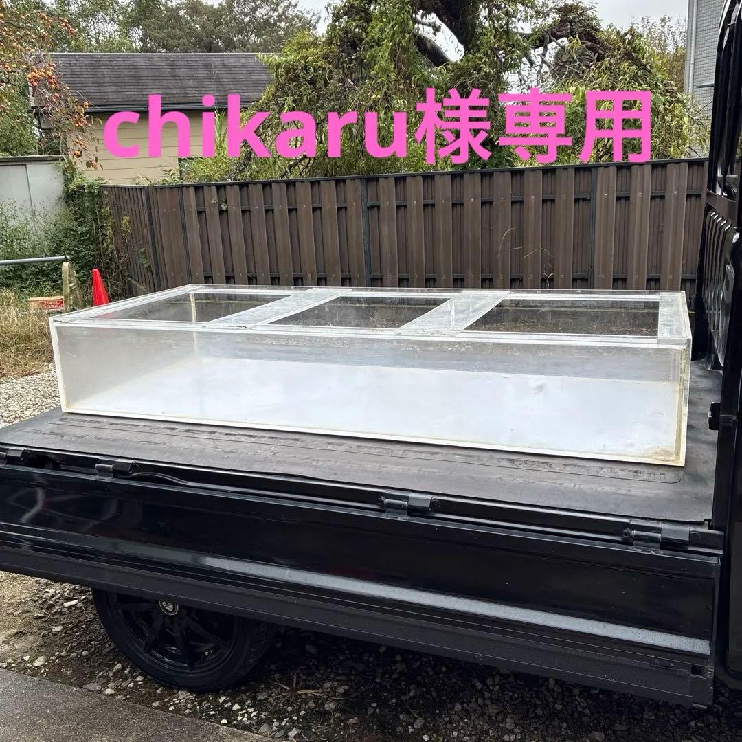 大型アクリル水槽 180cm