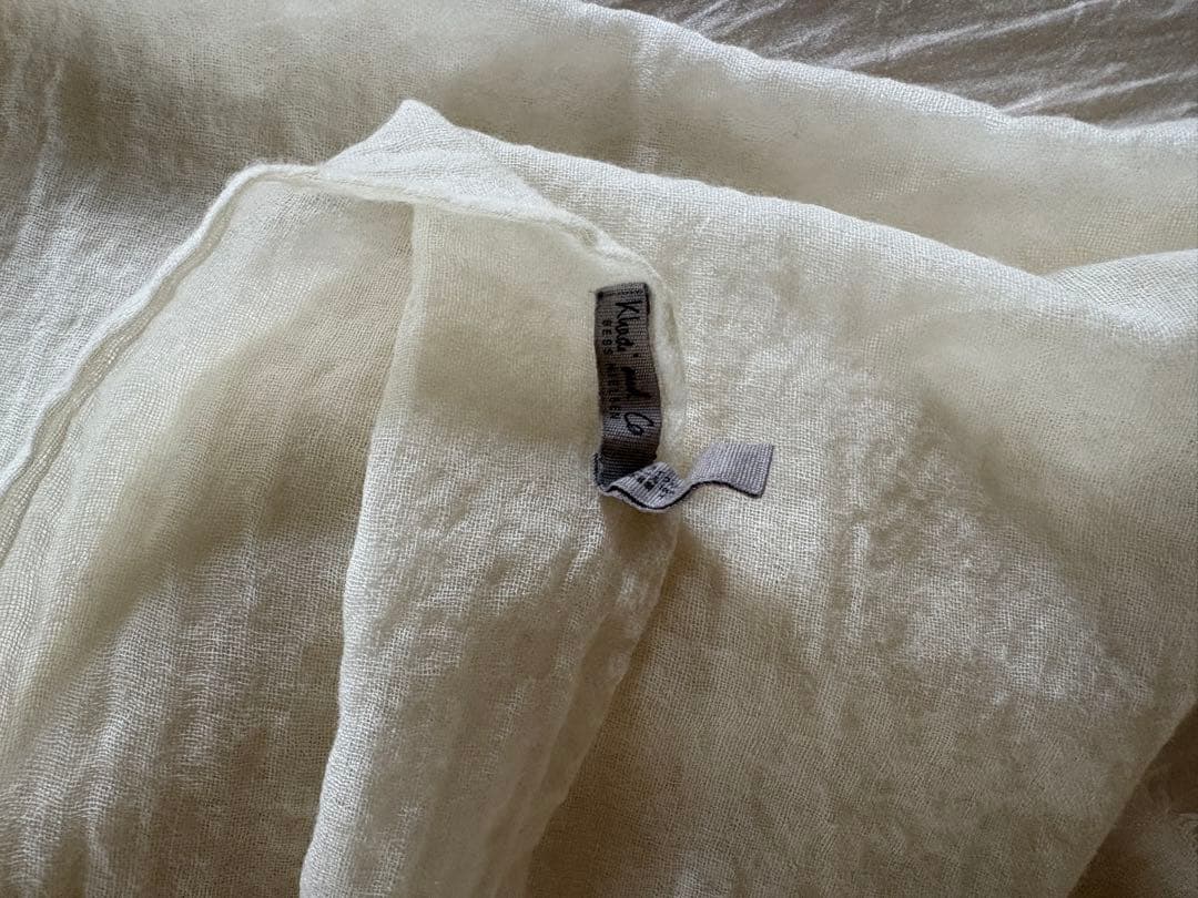 Khadi&Co カディーアンドコー 手織りウール刺繍ストール