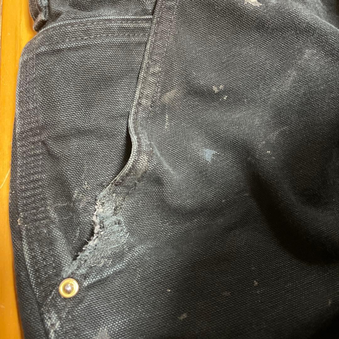 Carhartt B01 BLK ダブルニー USA製 34×32 雰囲気◎