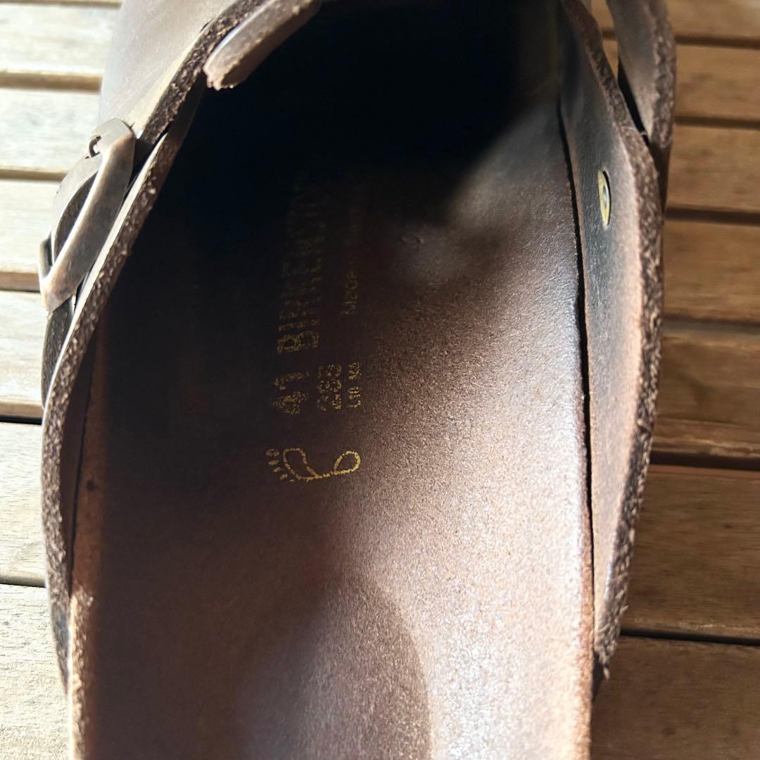 BIRKENSTOCK Boston 41 ブラウン レザー ボストン