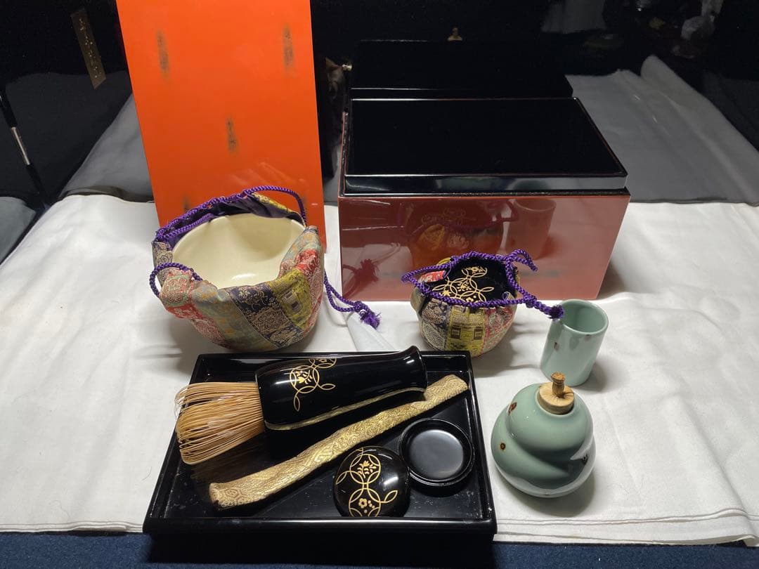 茶道具セット。抹茶器。未使用品。美品。茶道具。舊家蔵出し。希少品。