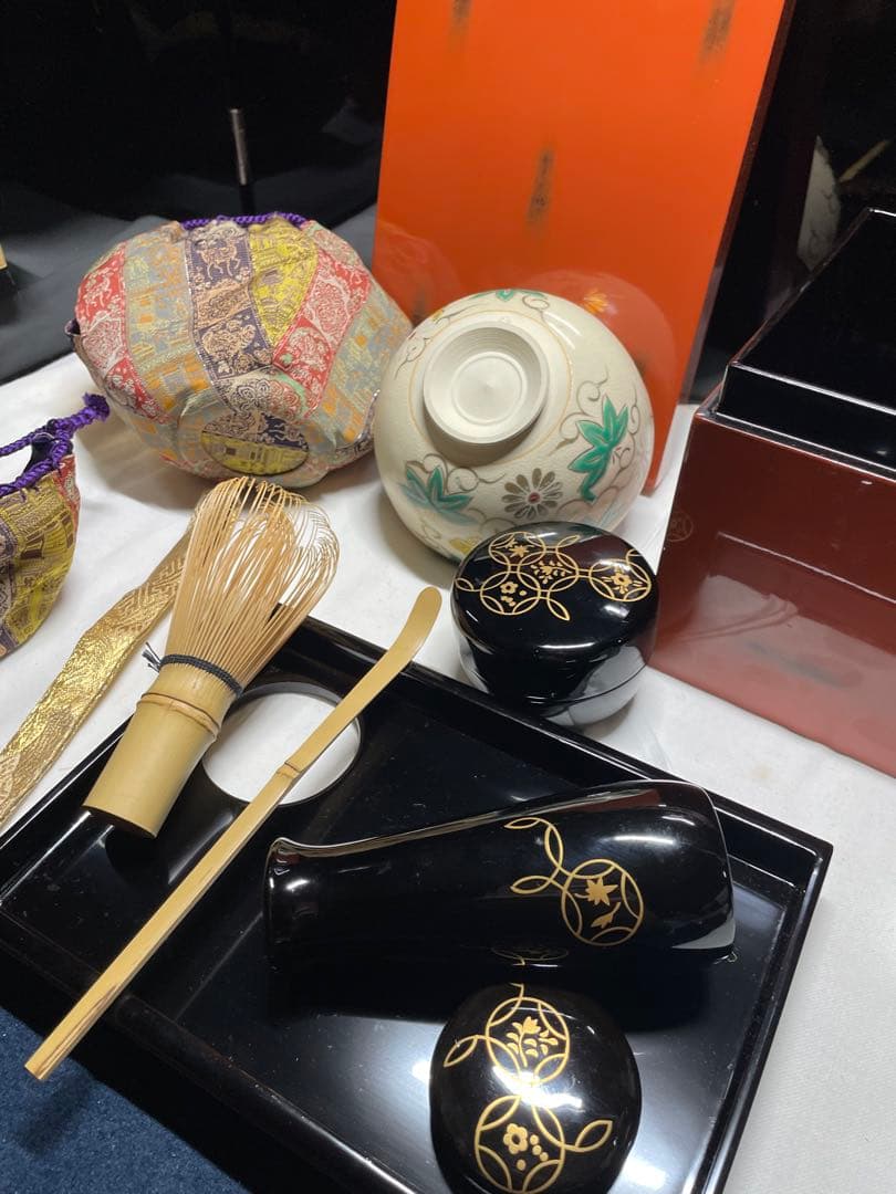 茶道具セット。抹茶器。未使用品。美品。茶道具。舊家蔵出し。希少品。