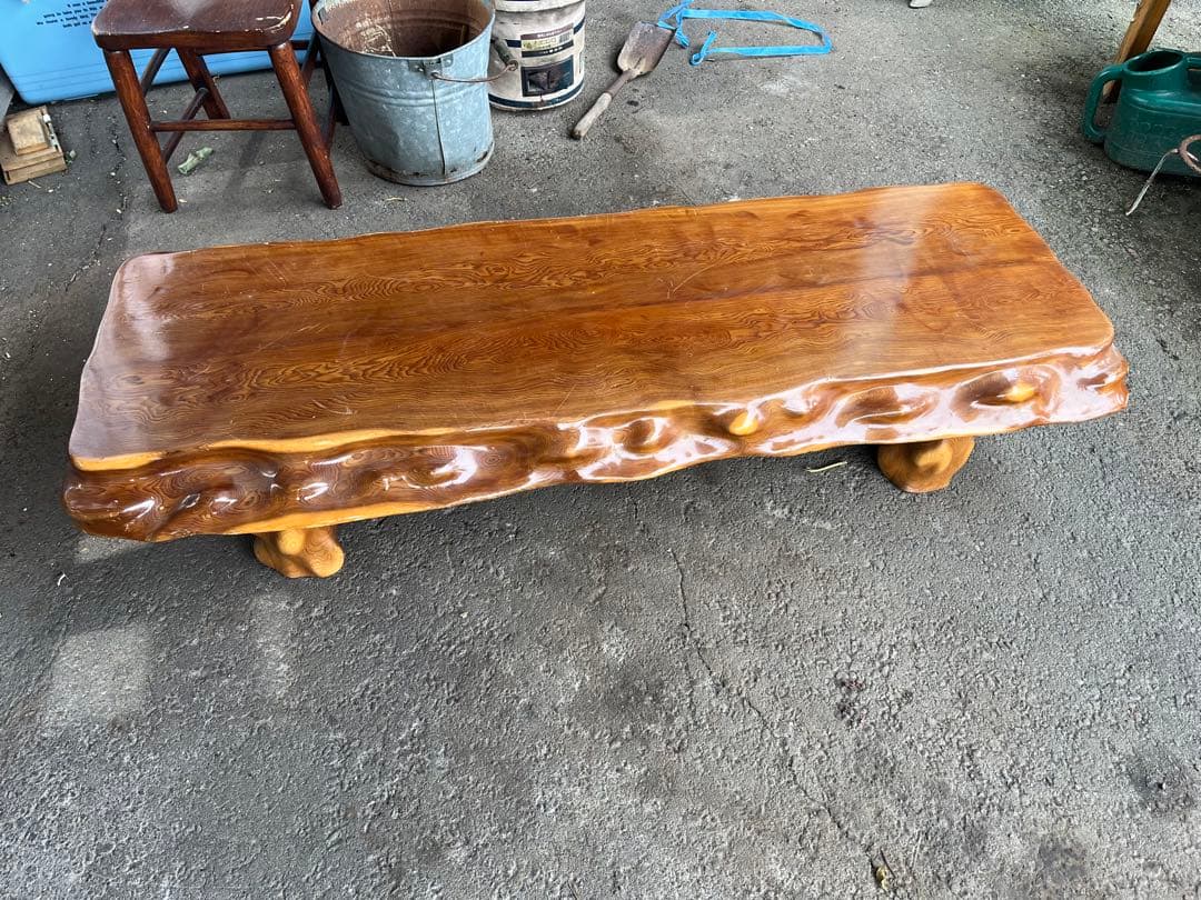 一枚板座卓、一枚板テーブル、無垢材テーブル、