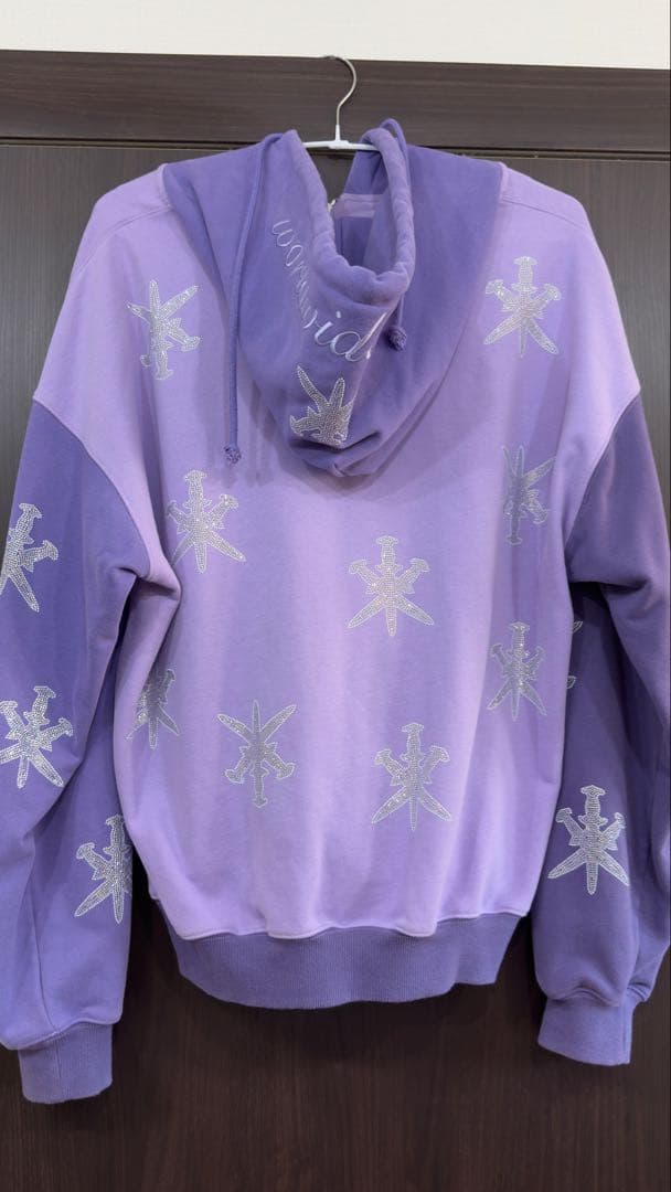 Unknown ジップアップパーカー　purple