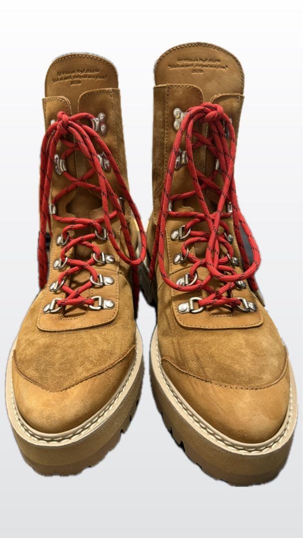 C*E様 ベージュ スエード ハイカットブーツ