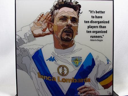 【タツ・新品 No 107】ポップアートパネル エデン アザール サッカー