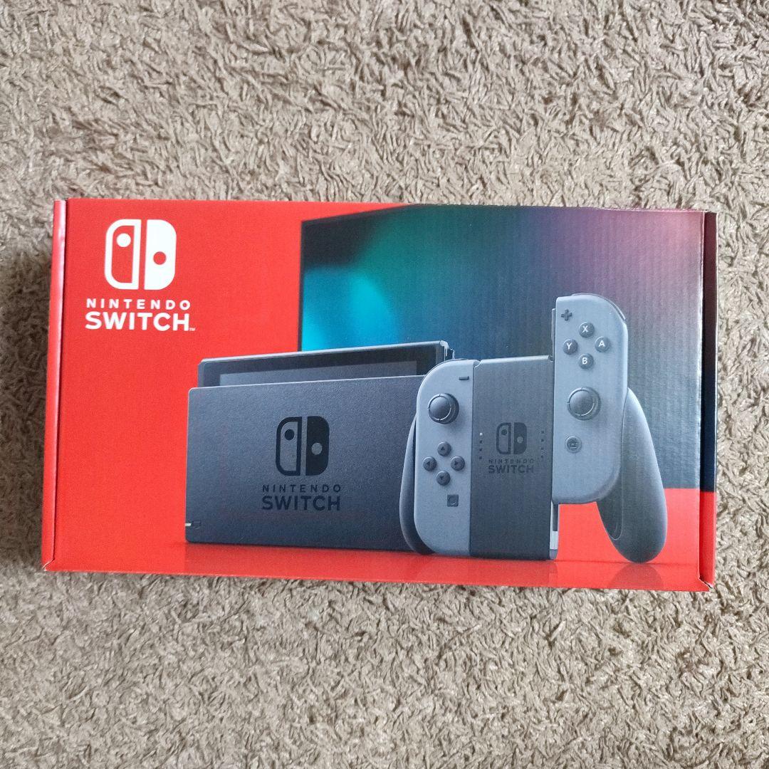 任天堂スイッチ、グレー　ほぼ未使用