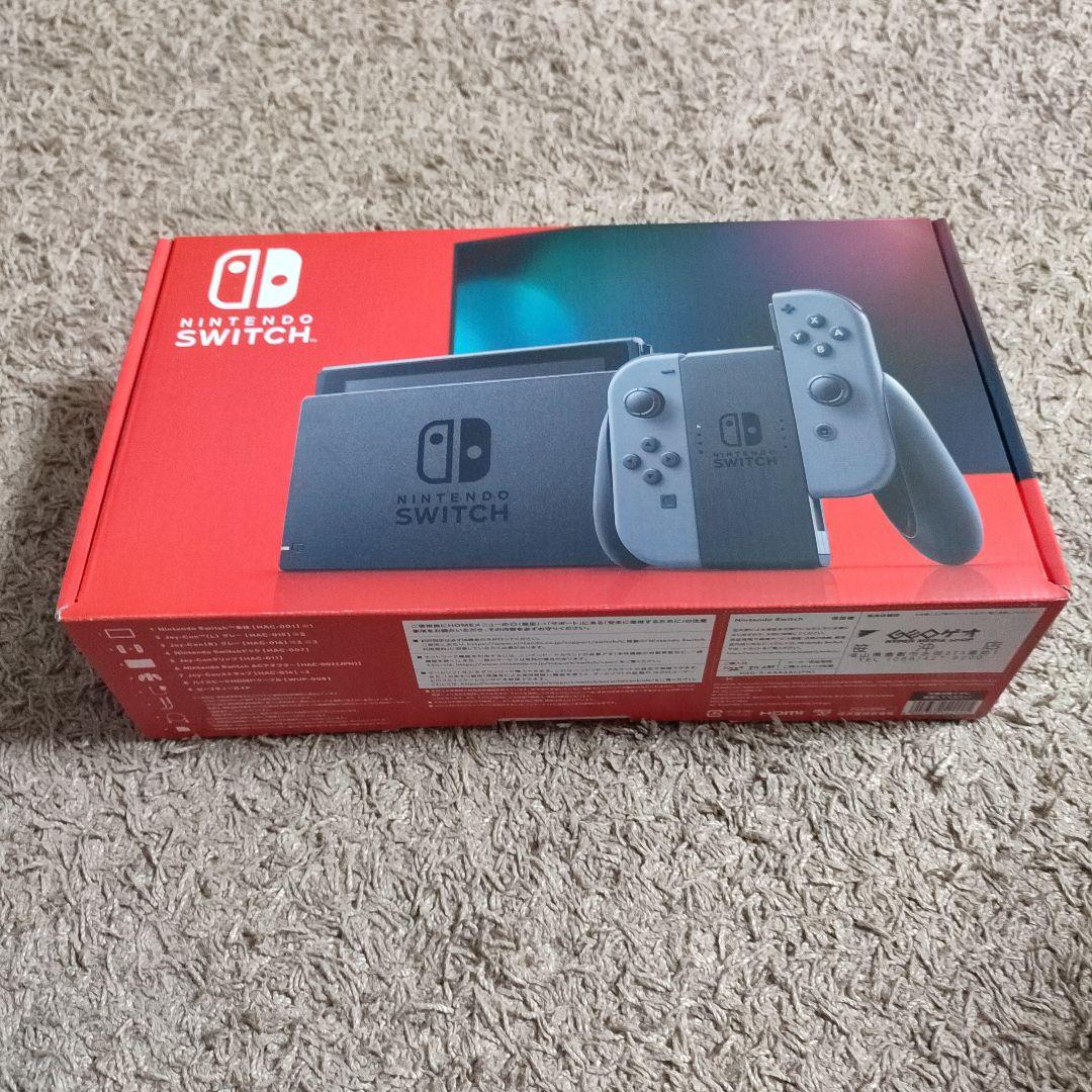 任天堂スイッチ、グレー　ほぼ未使用