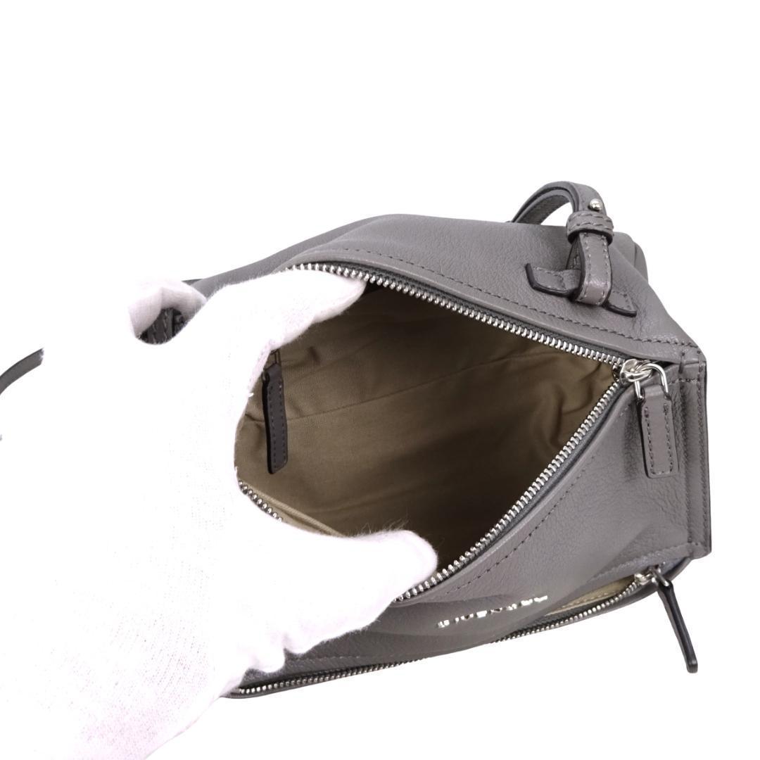 本物 美品 ■ジバンシー■パンドラ ミニ レザー 斜めがけショルダーバッグ