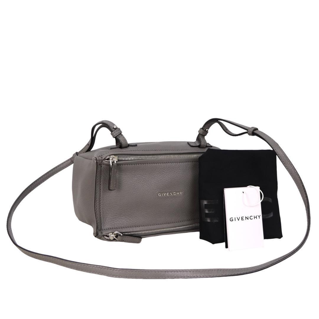 本物 美品 ■ジバンシー■パンドラ ミニ レザー 斜めがけショルダーバッグ