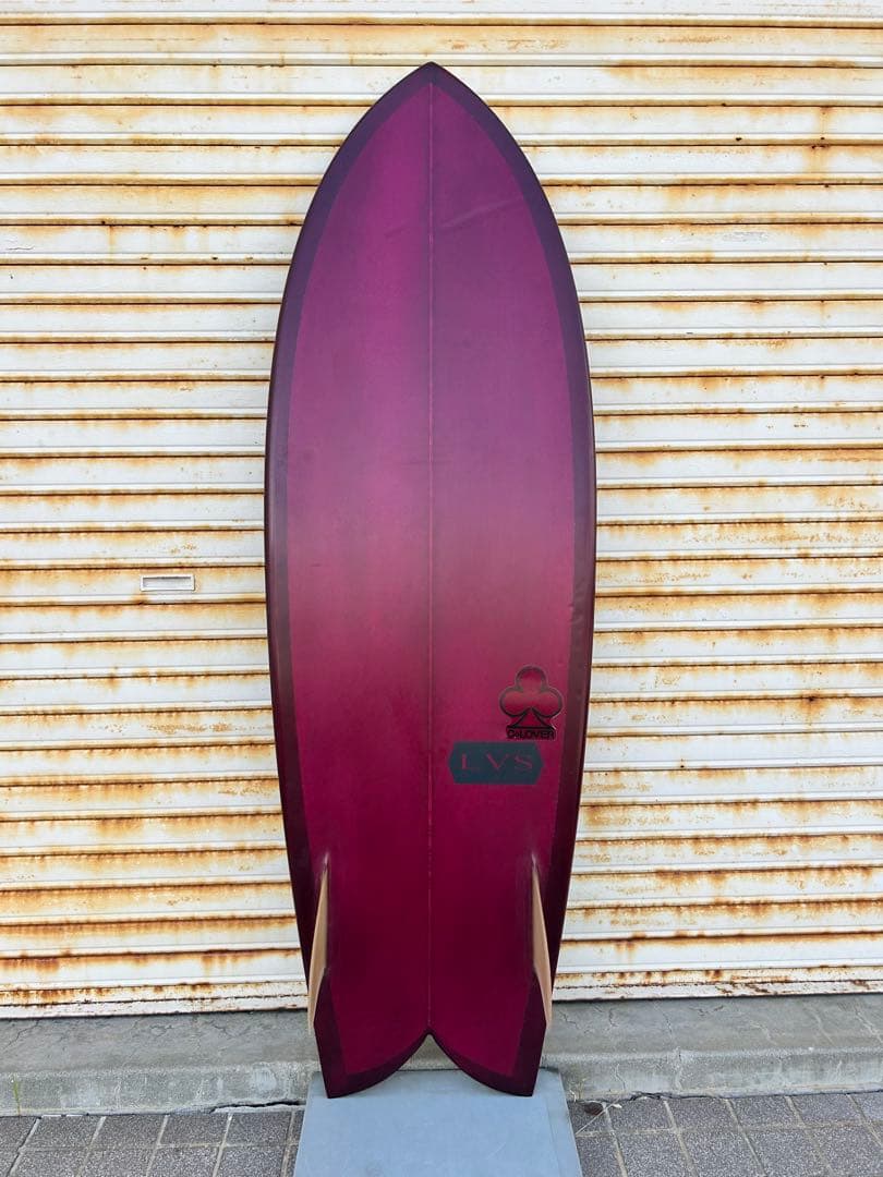 値下げ LVS サーフボード ラバーズ FISH 1フィッシュ5'6\"中古