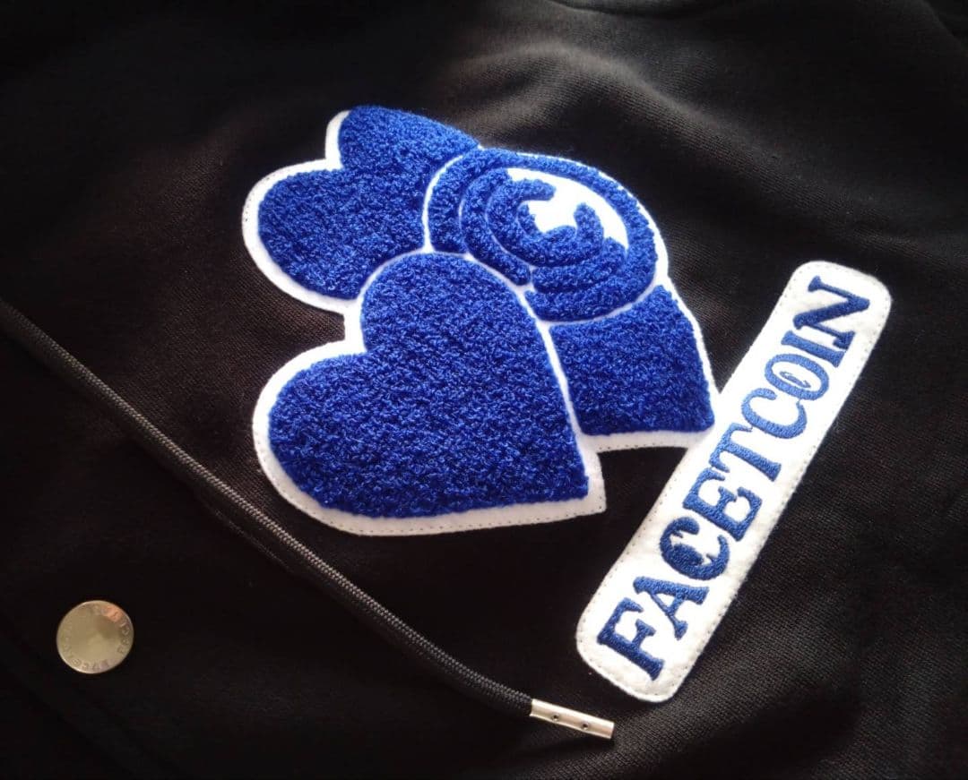 FACETASM×CPD LOVE HOODED STADIUM JACKET