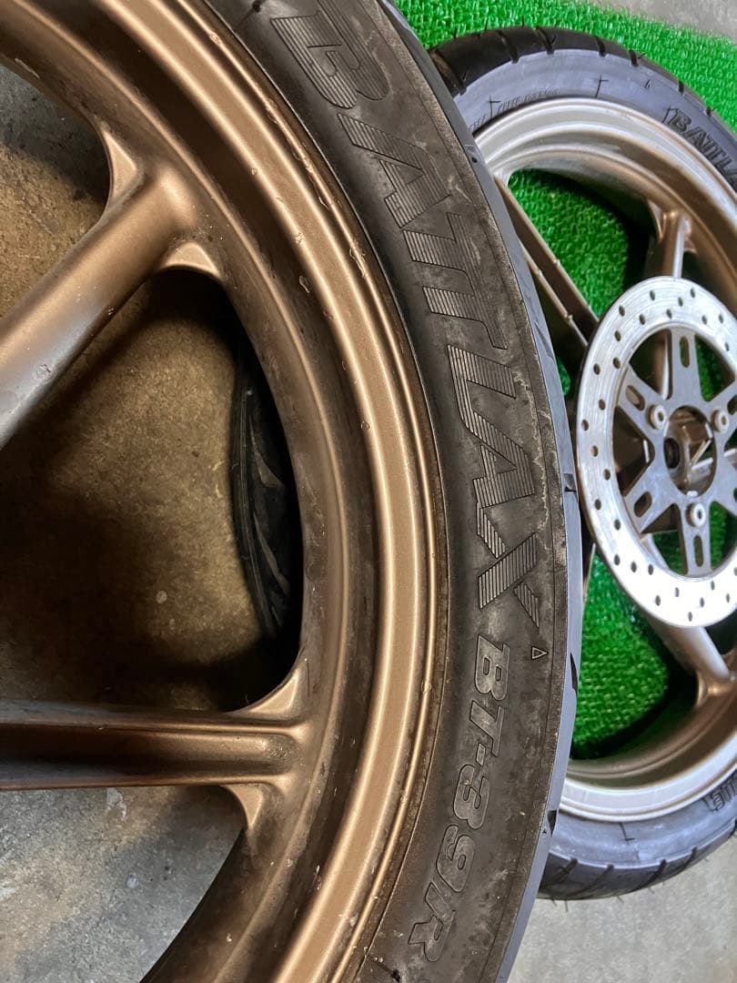 NS-1 ホイールセット　ブレーキディスク付き　フロントホイール　リアホイール