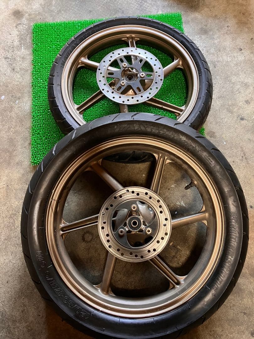 NS-1 ホイールセット　ブレーキディスク付き　フロントホイール　リアホイール