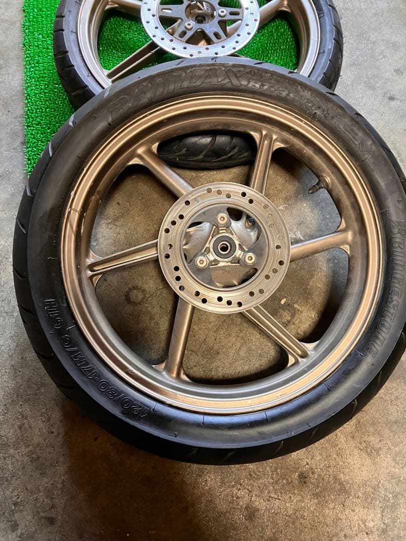 NS-1 ホイールセット　ブレーキディスク付き　フロントホイール　リアホイール