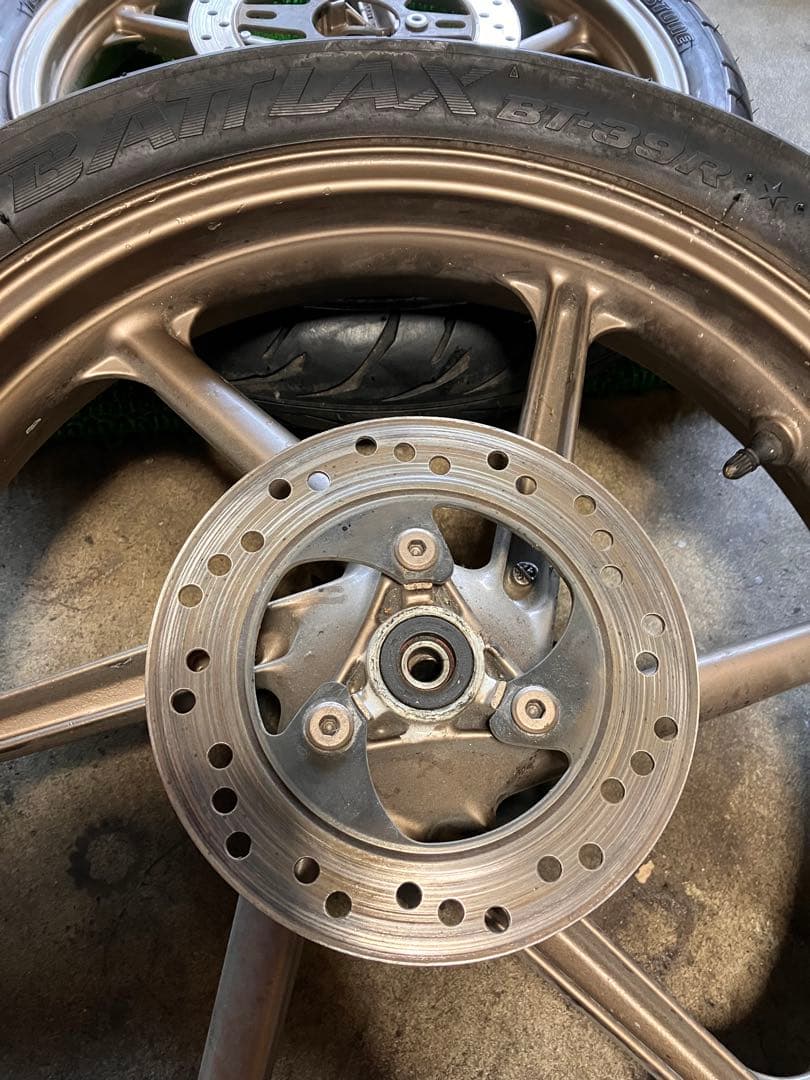 NS-1 ホイールセット　ブレーキディスク付き　フロントホイール　リアホイール