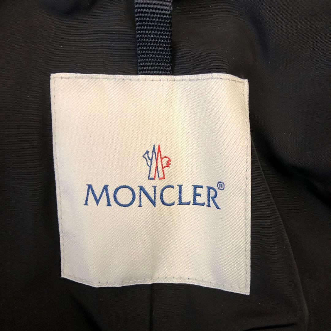 Moncler モンクレール レザー ノーカラー ジャケット ライダース