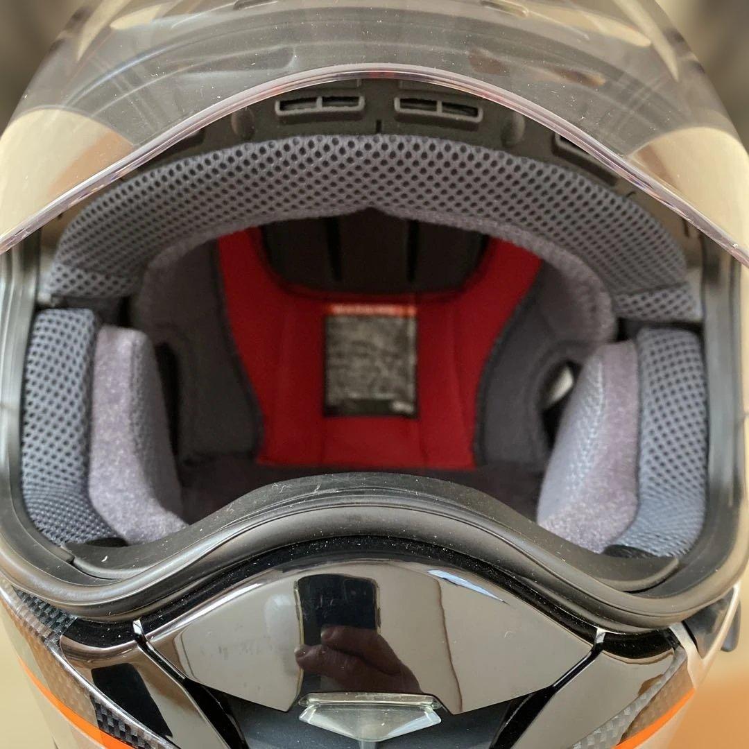 SHOEI ホーネットシルバー・オレンジ