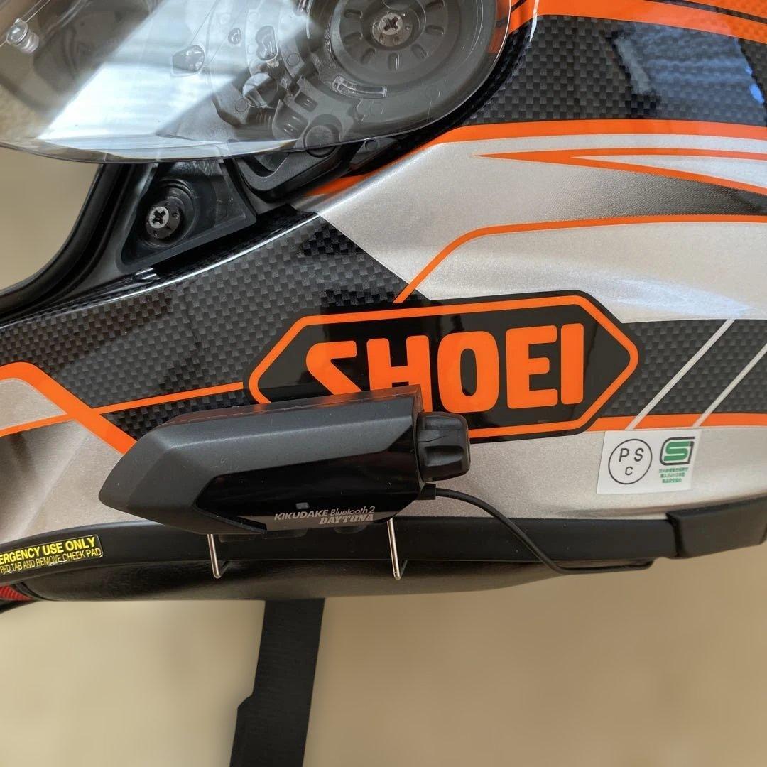 SHOEI ホーネットシルバー・オレンジ