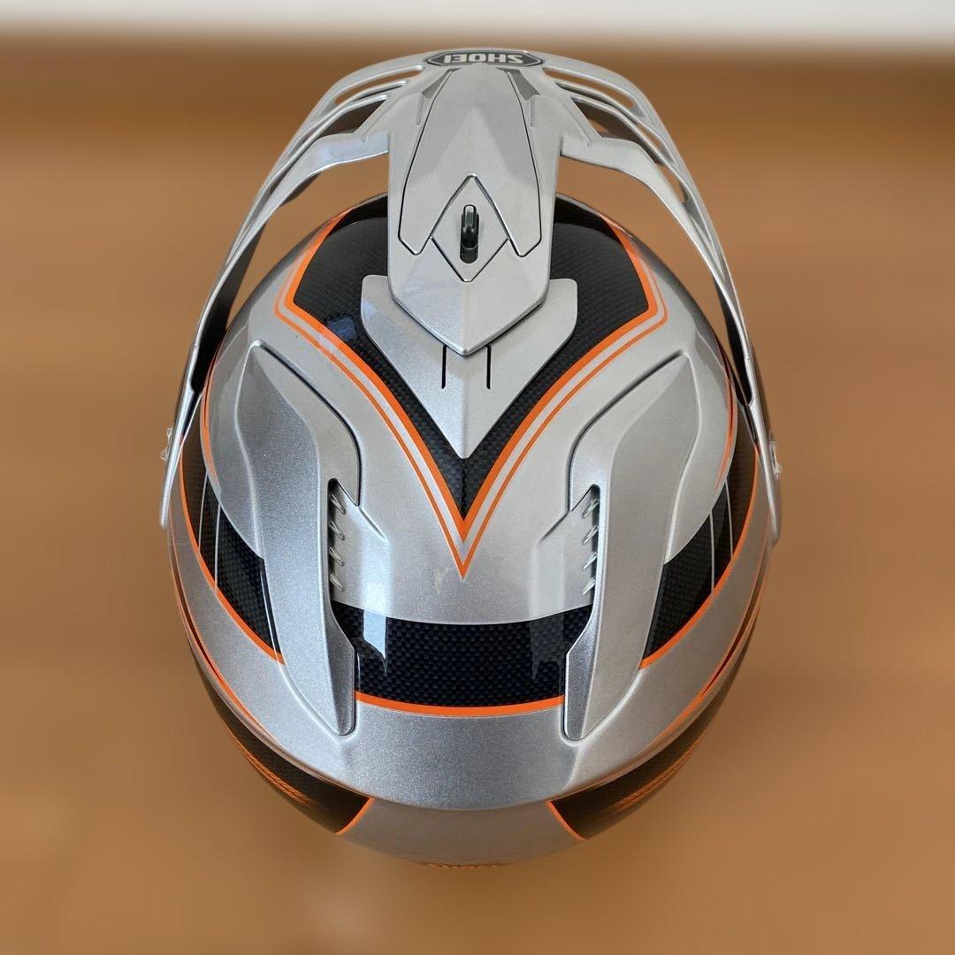 SHOEI ホーネットシルバー・オレンジ