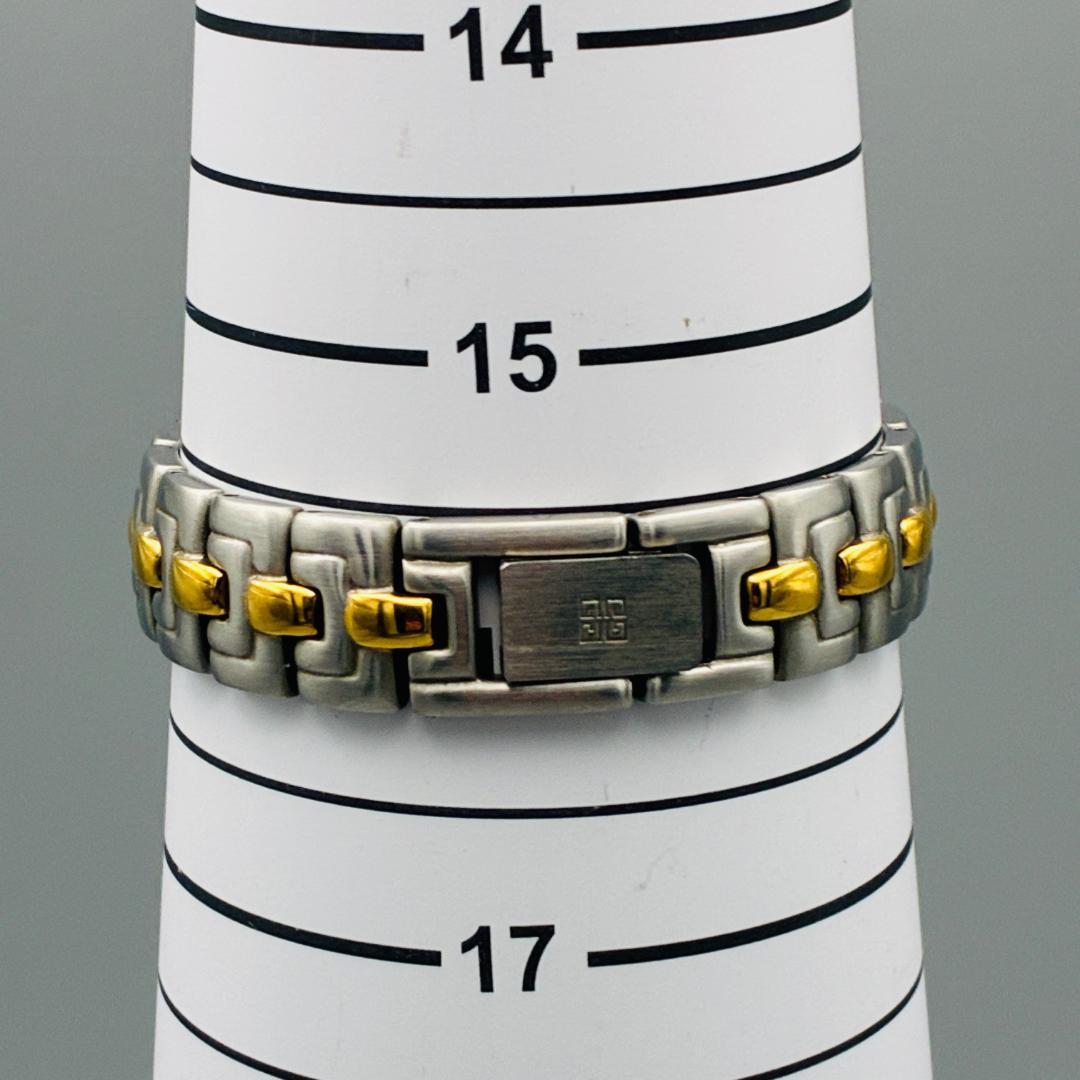 稼働 美品 GIVENCHY ジバンシィ クォーツ レディース 腕時計 コンビ