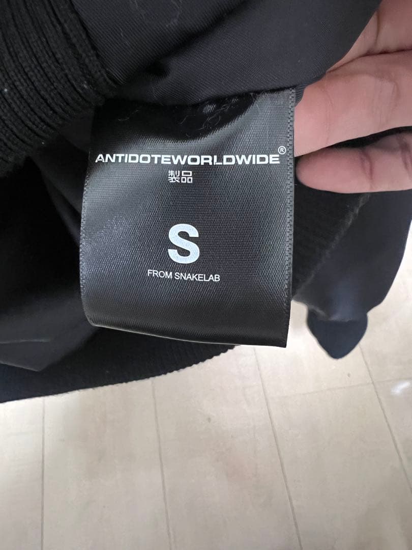 ANTIDOTEWORLDWIDE MA-1 ジャケット フライト　ブラック S