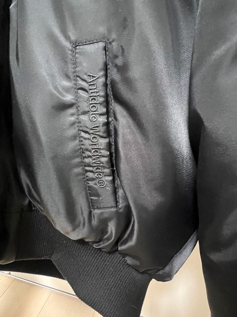 ANTIDOTEWORLDWIDE MA-1 ジャケット フライト　ブラック S