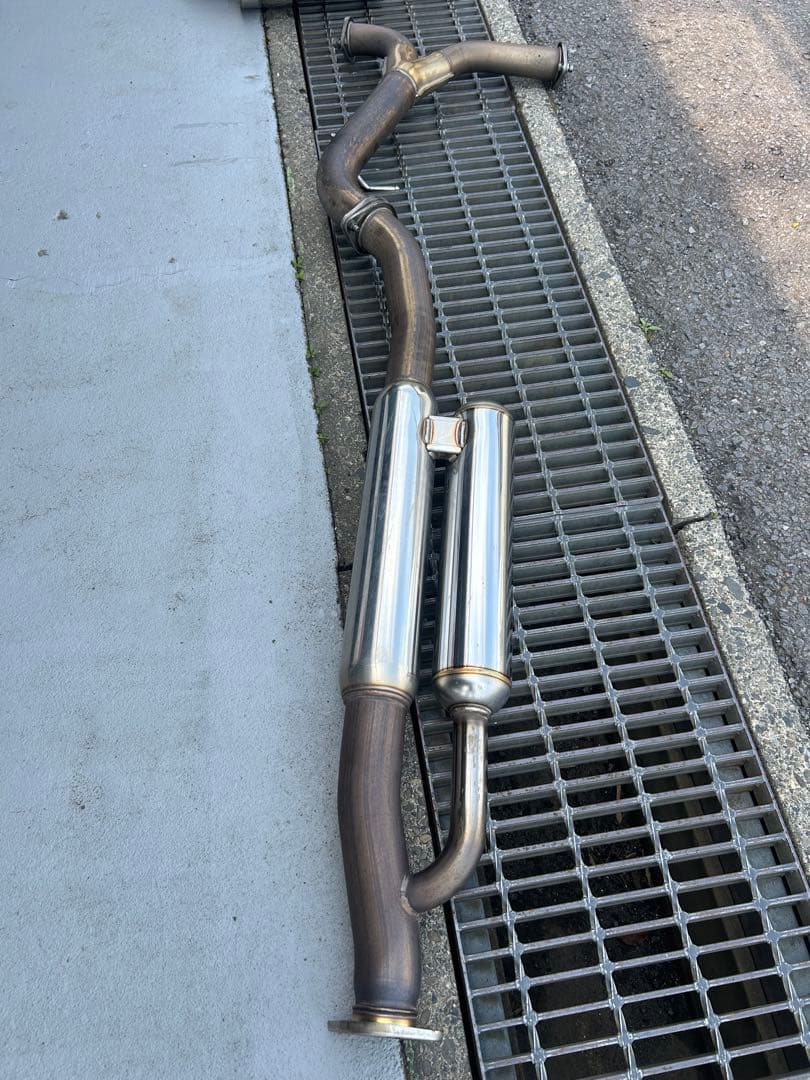 HKSステンレススチール デュアルマフラーWRX S-4用